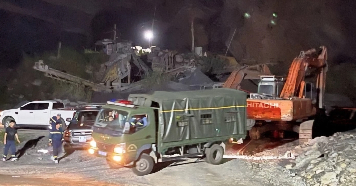 タインホア省の石切り場で地滑り発生、作業員1名死亡・2名行方不明
