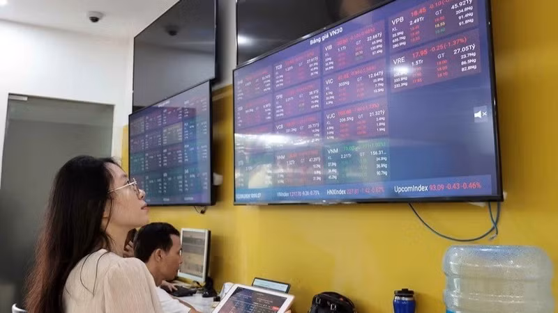 Vietnam Stock Market Falls Sharply, VN-Index Drops Over 14 Points Led by Real Estate Stocks