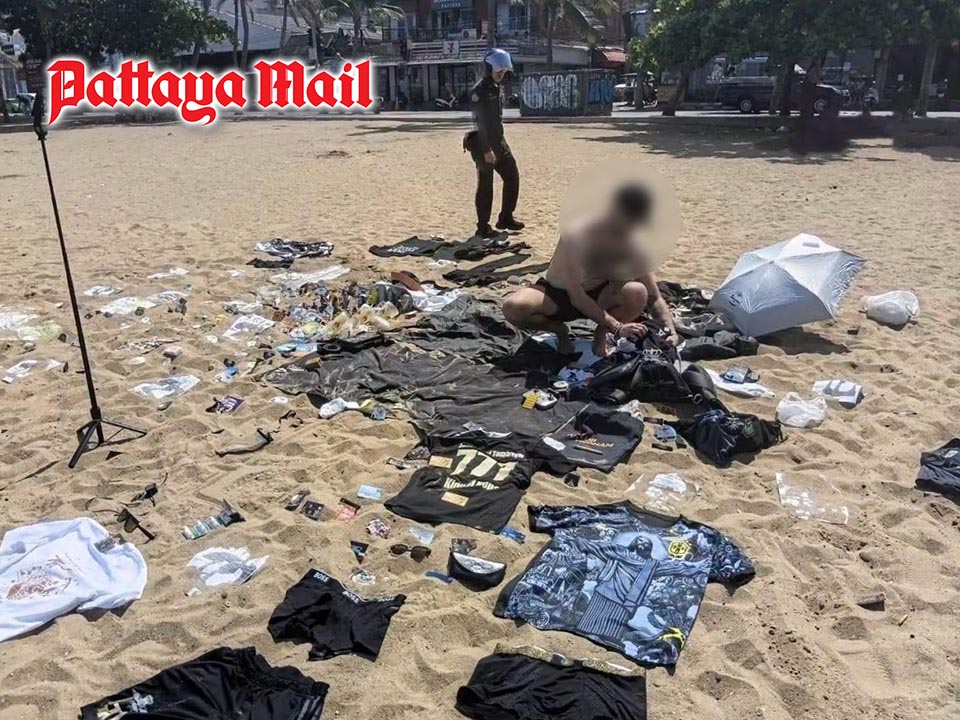 Pattaya Officials Intervene Over Beach Filming Clutter