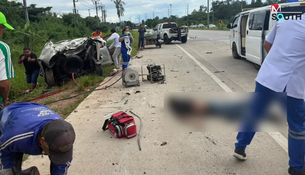 Road Accident in Southern Thailand Claims 2 Lives, Injures 6