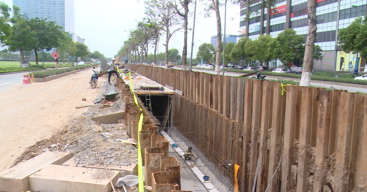 Hanoi Accelerates Nighttime Construction for Urban Flood Control Projects