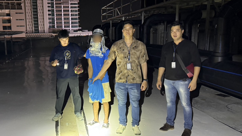 タイ・コンケン、建設現場でケーブル窃盗のカンボジア人作業員逮捕
