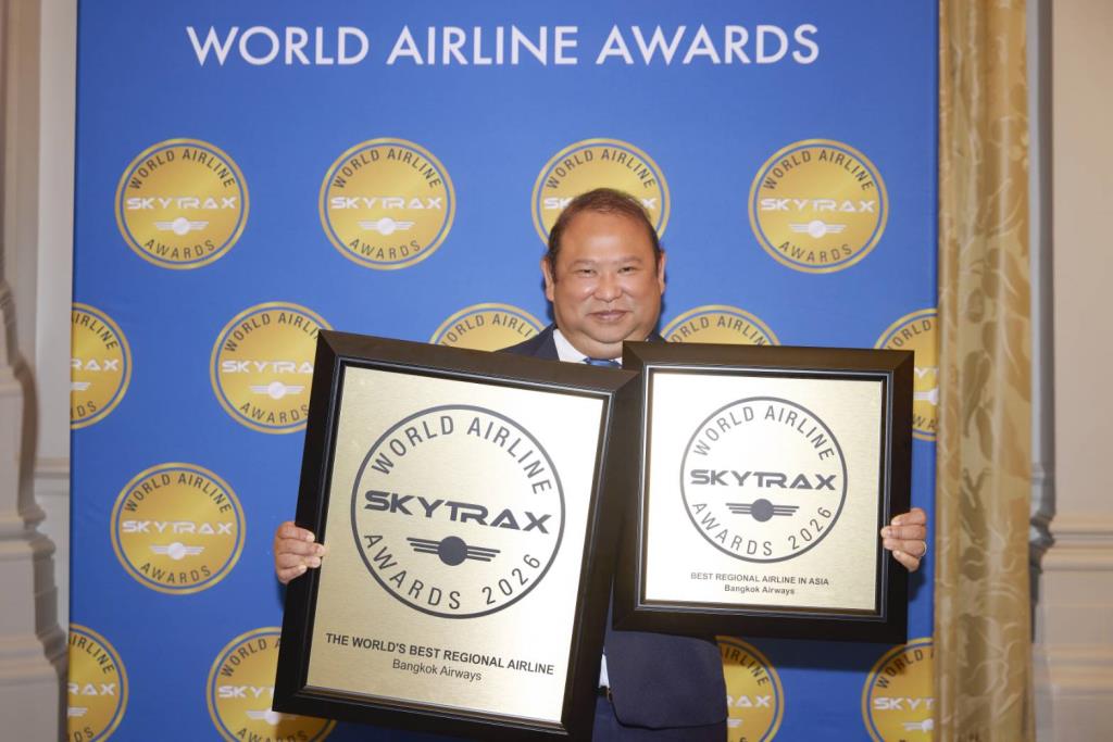 バンコクエアウェイズ、10年連続で「世界・アジア最優秀地域航空会社」受賞