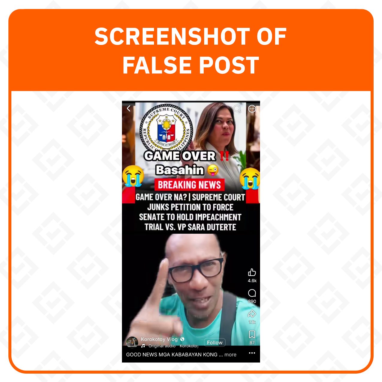 FACT CHECK: False claim of stopped VP Sara impeachment trial, SC ruling is old