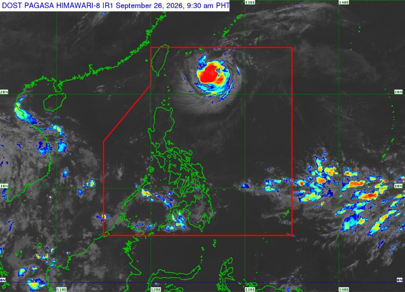 Severe Tropical Storm Queenie Maintains Strength, Moves Northwest Over Philippine Sea