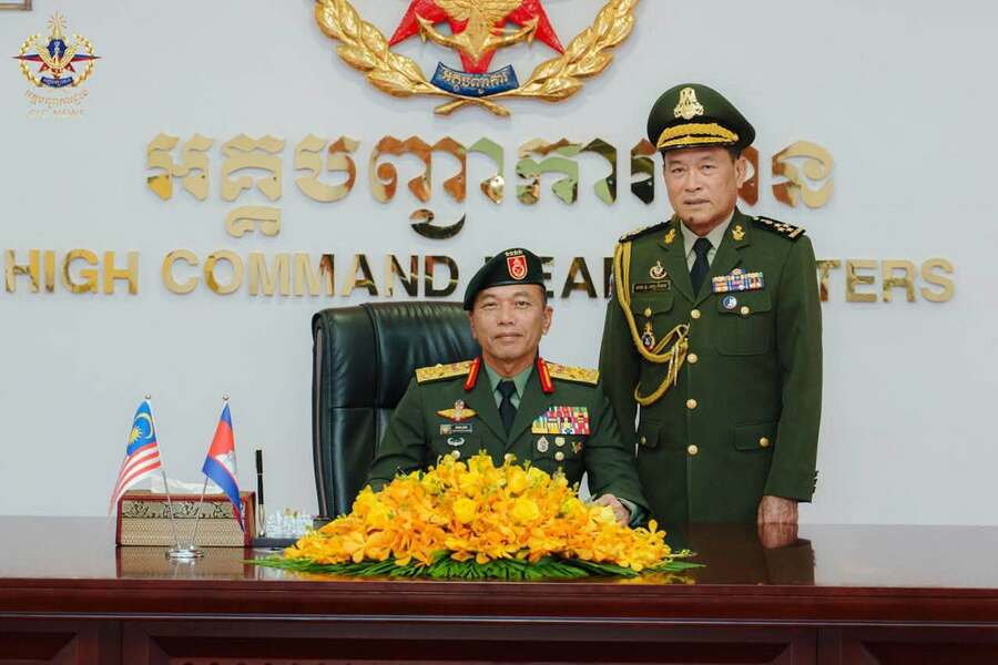 Cambodia, Malaysia Pledge Closer Defence Ties, Peaceful Border Dialogue