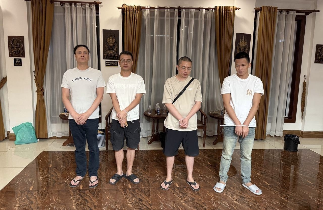 カンボジア、オンライン詐欺拠点摘発 中国人6人逮捕 偽造パスポートや違法滞在も