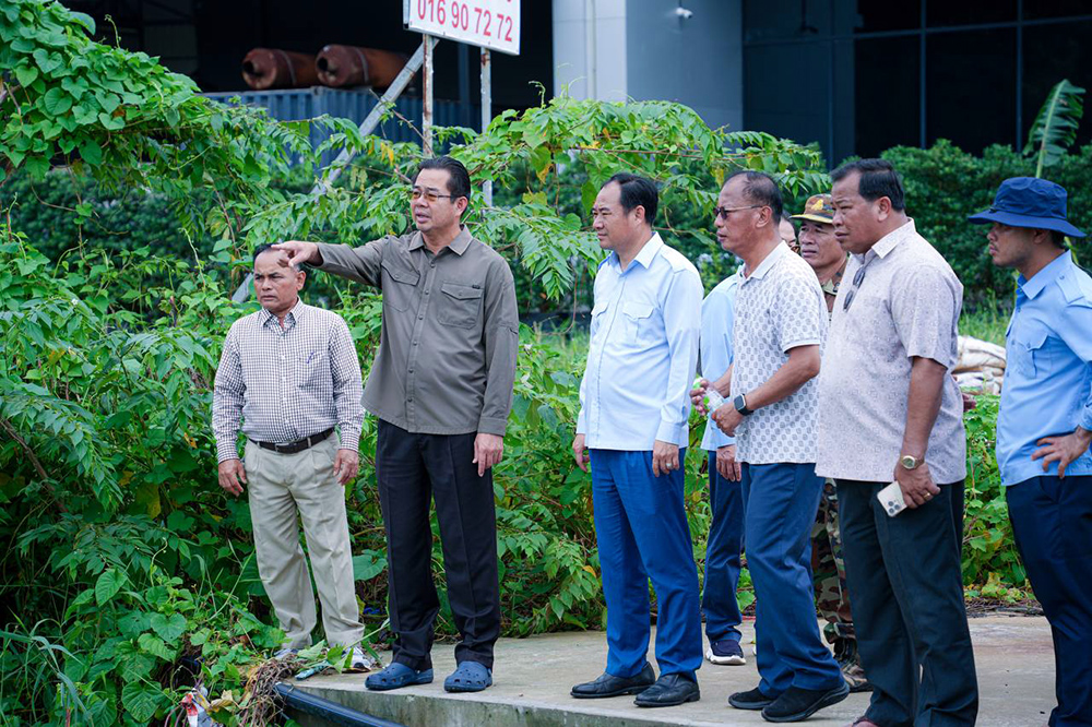 Preah Sihanouk Inspects Infrastructure to Prevent Flood Damage Amidst Rainy Season