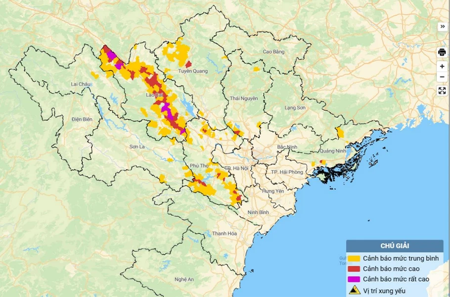 ベトナム北部・ラムドン省で豪雨、土砂災害・鉄砲水に厳重警戒