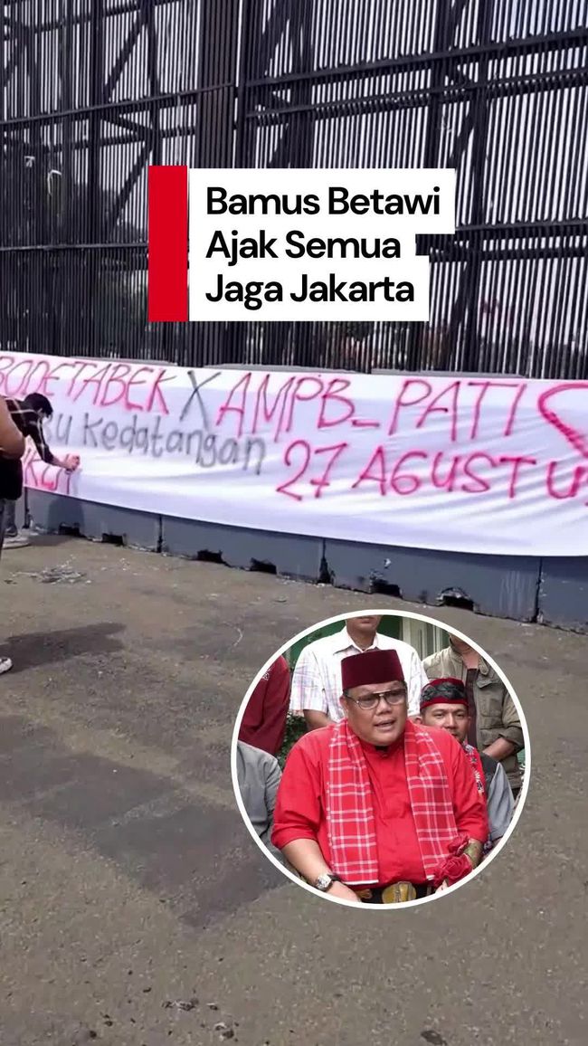 Bamus Betawi Calls for Calm Amidst Pati Residents' Jakarta Demo Plans
