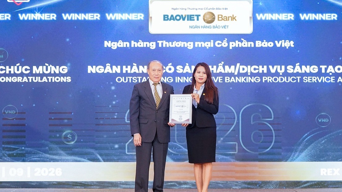 BaoViet Bank Honored for Innovative Domestic Credit Card