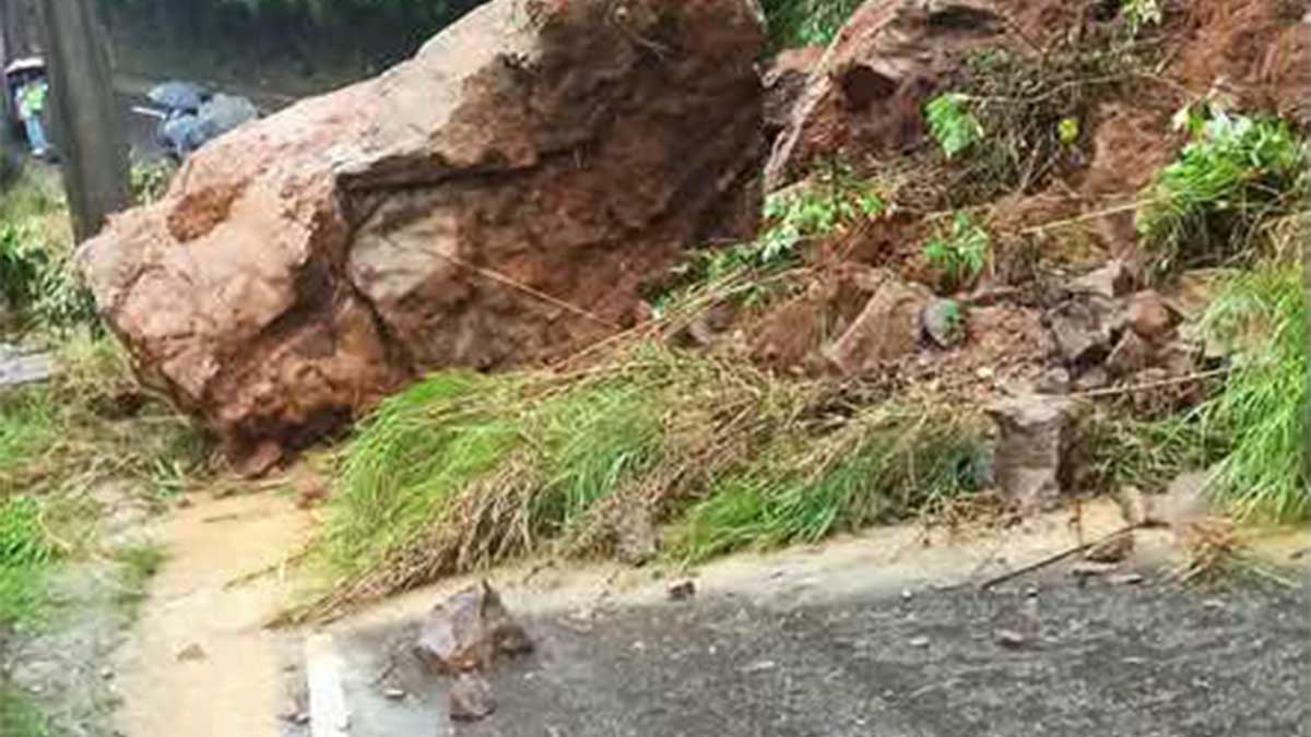 TD Luis Triggers Landslides, Shuts Key Benguet Roads