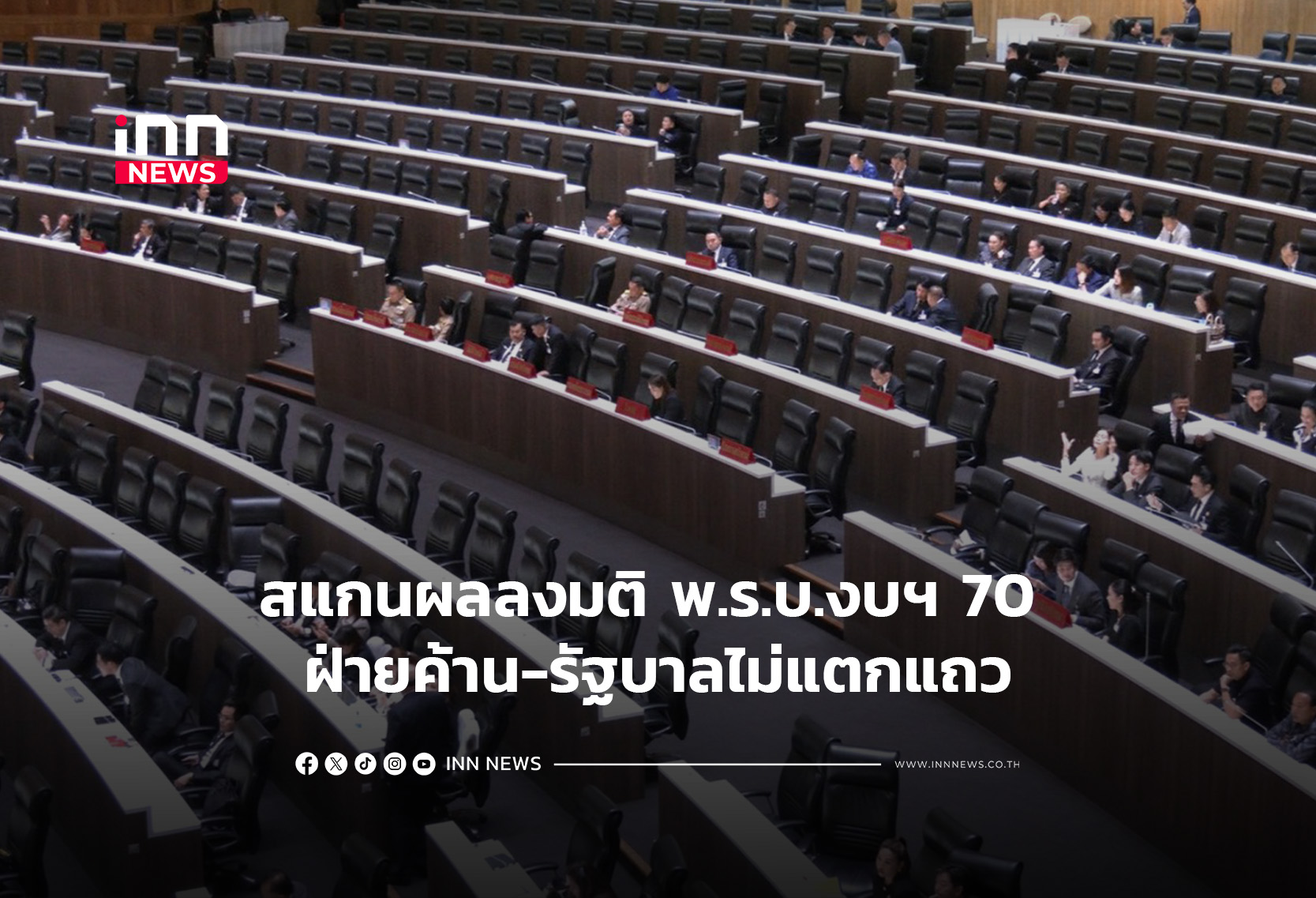 タイ下院、2570年度予算法案を可決:与野党一部に「造反」の動きも