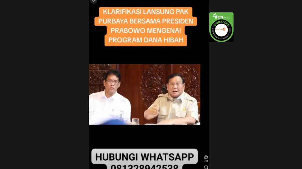 Combating Disinformation: Fake 'Grant Announcements' Spread via AI-Generated Videos