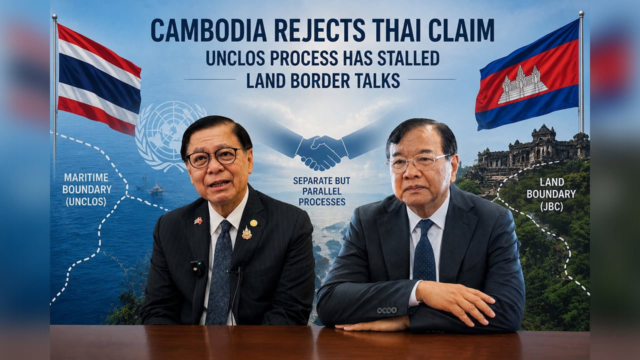 Cambodia Rejects Thai Claim of Stalled Land Border Talks, Citing Separate Frameworks