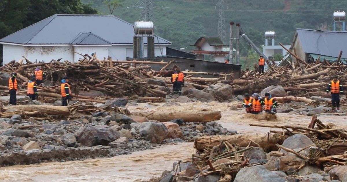 ライチャウ省ミュオンタンで豪雨被害、捜索活動続く