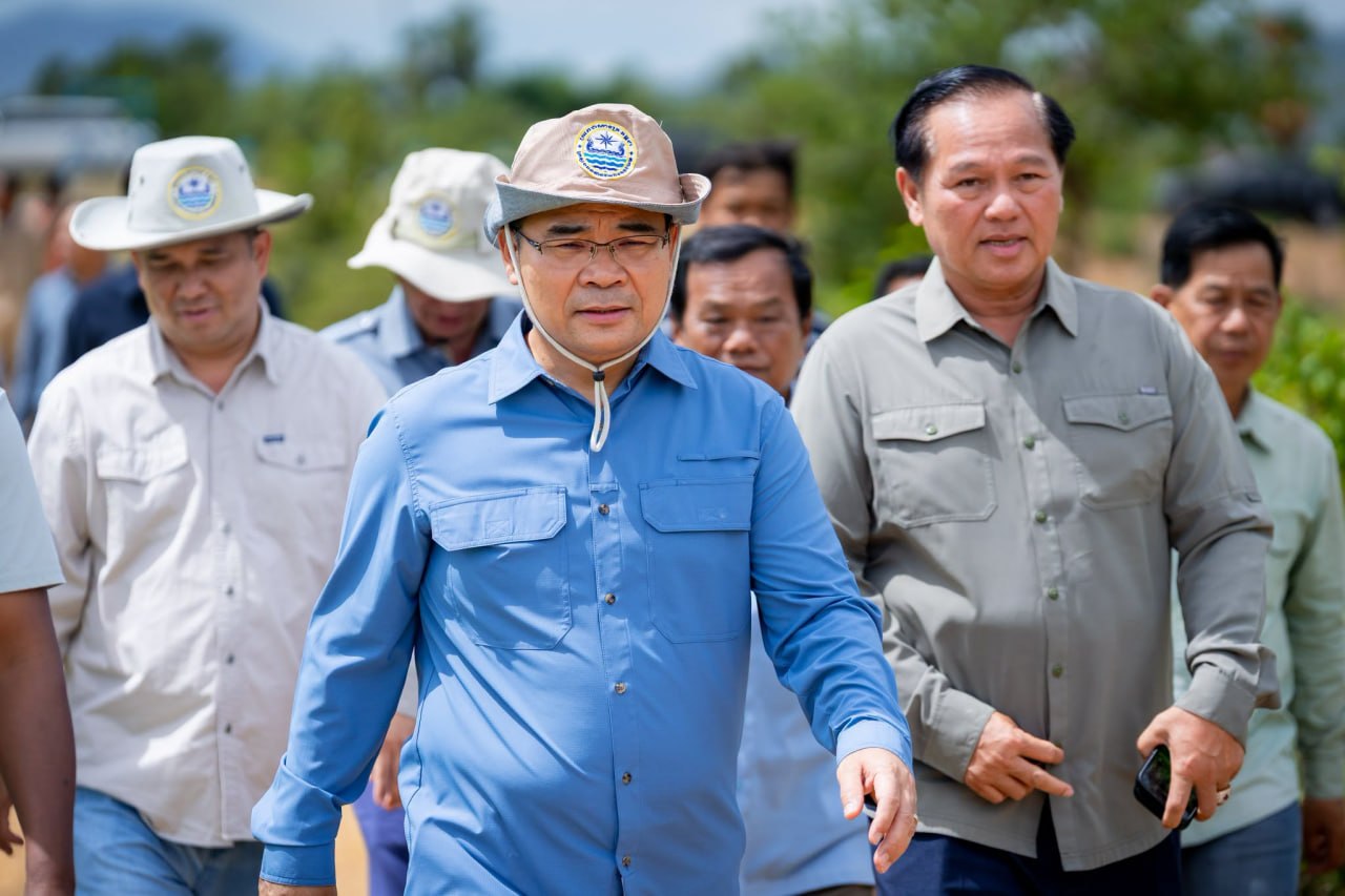 Cambodia Inspects Irrigation Facilities Amid Drought Concerns, Focusing on Agricultural Water Security