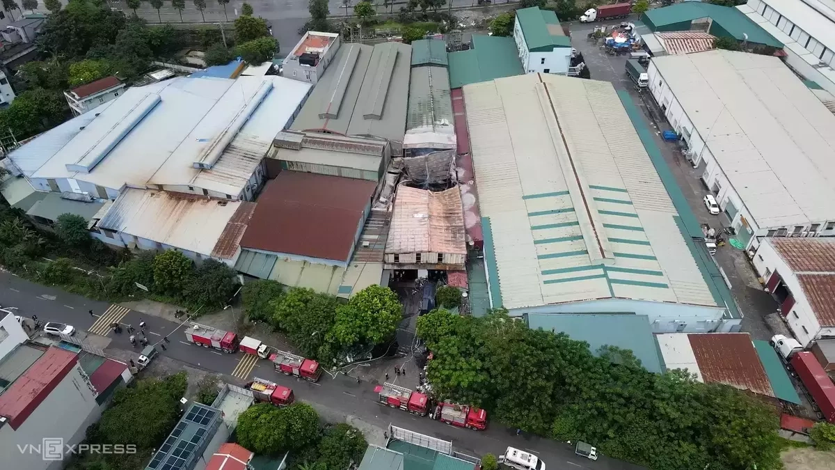 ハノイ木材工場火災、3人死亡で捜査開始 - 安全対策違反か