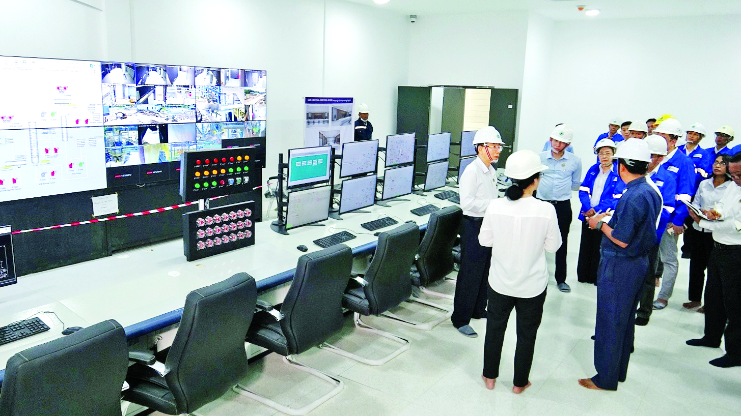 Thanlyin refinery project phase (1) undergoes step-by-step operational testing
