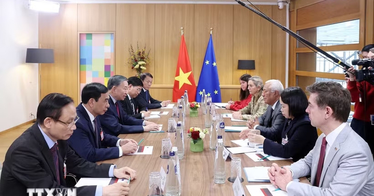Vietnamese President To Lam Meets European Council President António Costa, Deepening Comprehensive Strategic Partnership