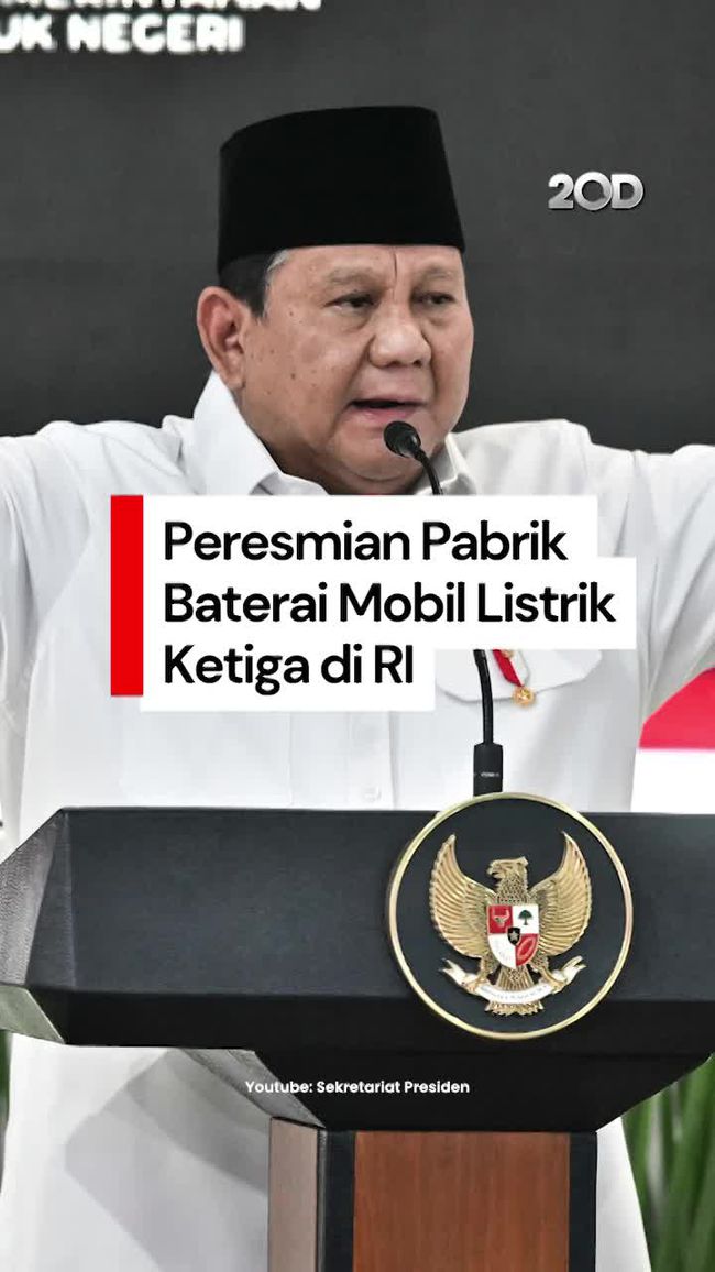 Prabowo to Inaugurate Indonesia's 3rd EV Battery Plant Soon