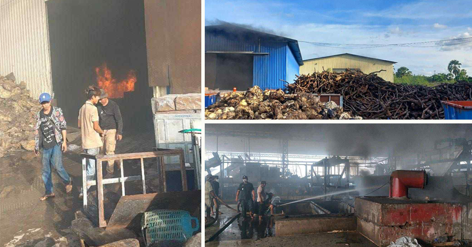 Cambodia Rubber Processing Plant Fire Causes Over $60,000 in Damages