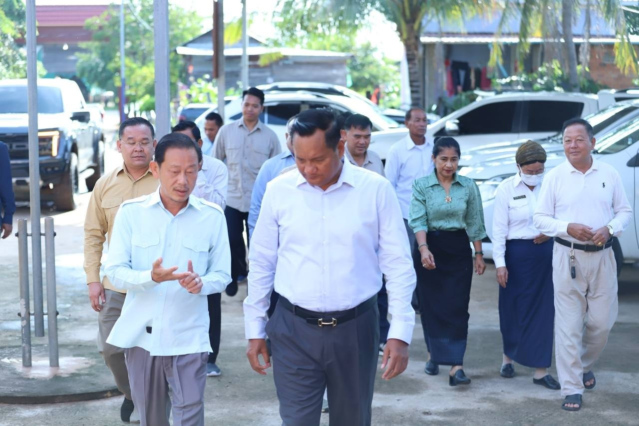 Oddar Meanchey Governor Inspects 2026 Voter List and Registration Process