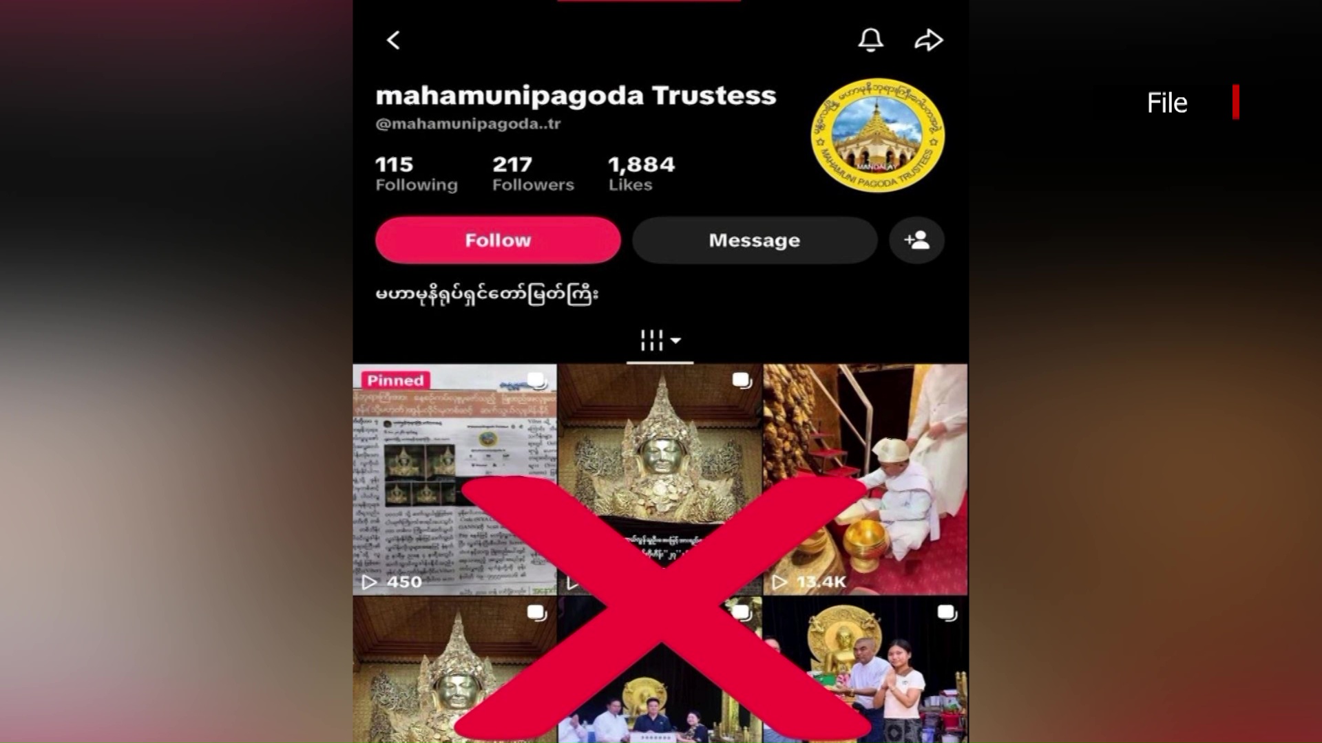 Case filed against those soliciting donations fraudulently using the name of Mahamuni Buddha