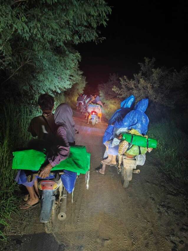 Intense fighting on Natogyi-Pinji road, army invades Chaung Kan village in Pwintbyu