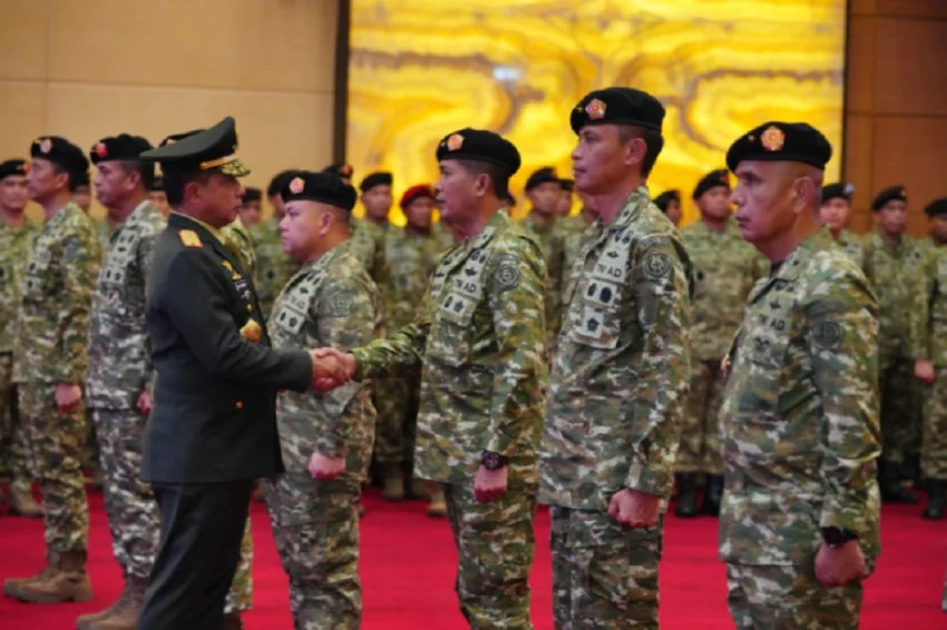 Indonesian Army Appoints New High-Ranking Officers Under General Agus Subiyanto's Leadership