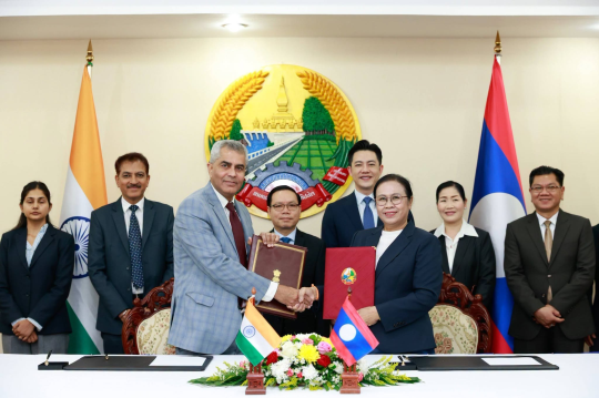 India Grants Aid for 10 Community Development Projects in Laos