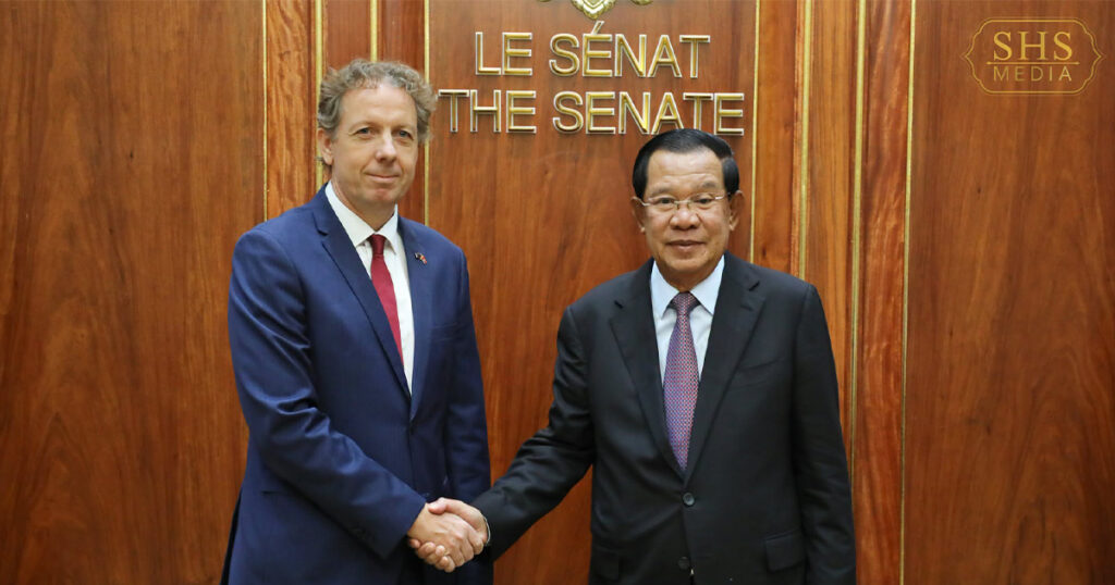 フン・セン氏、EU大使とミャンマー・タイ国境問題を協議