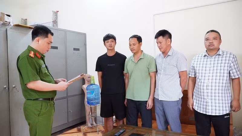 Dien Bien Province Arrests and Prosecutes 4 Suspects for Gambling Offenses