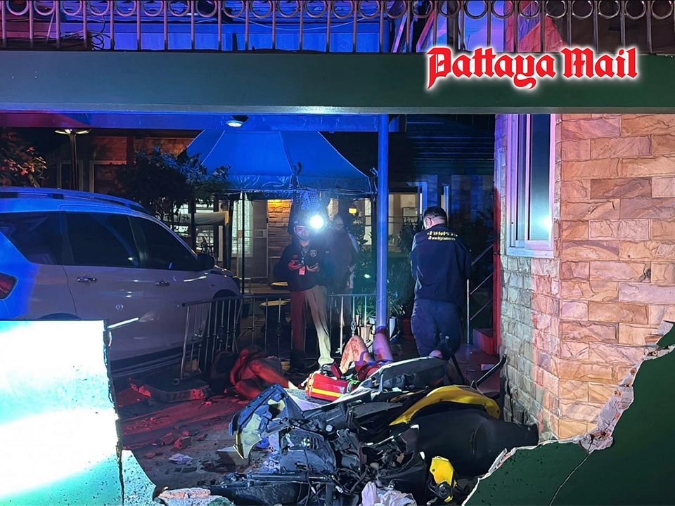 Pakistani rider and Thai passenger seriously injured in Pattaya motorcycle crash