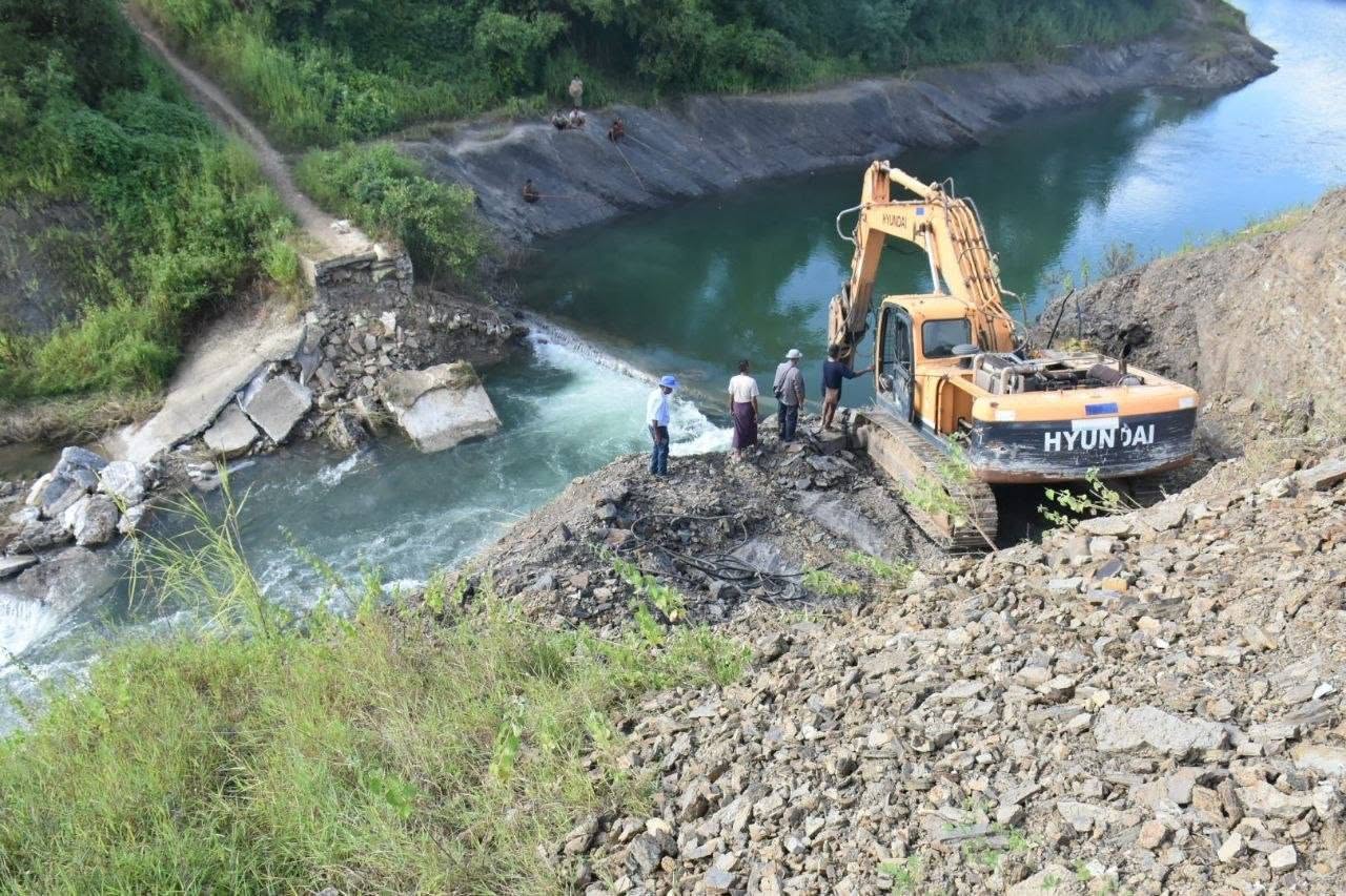 ミャンマー、ダムの堤防沈下で1万人以上を避難
