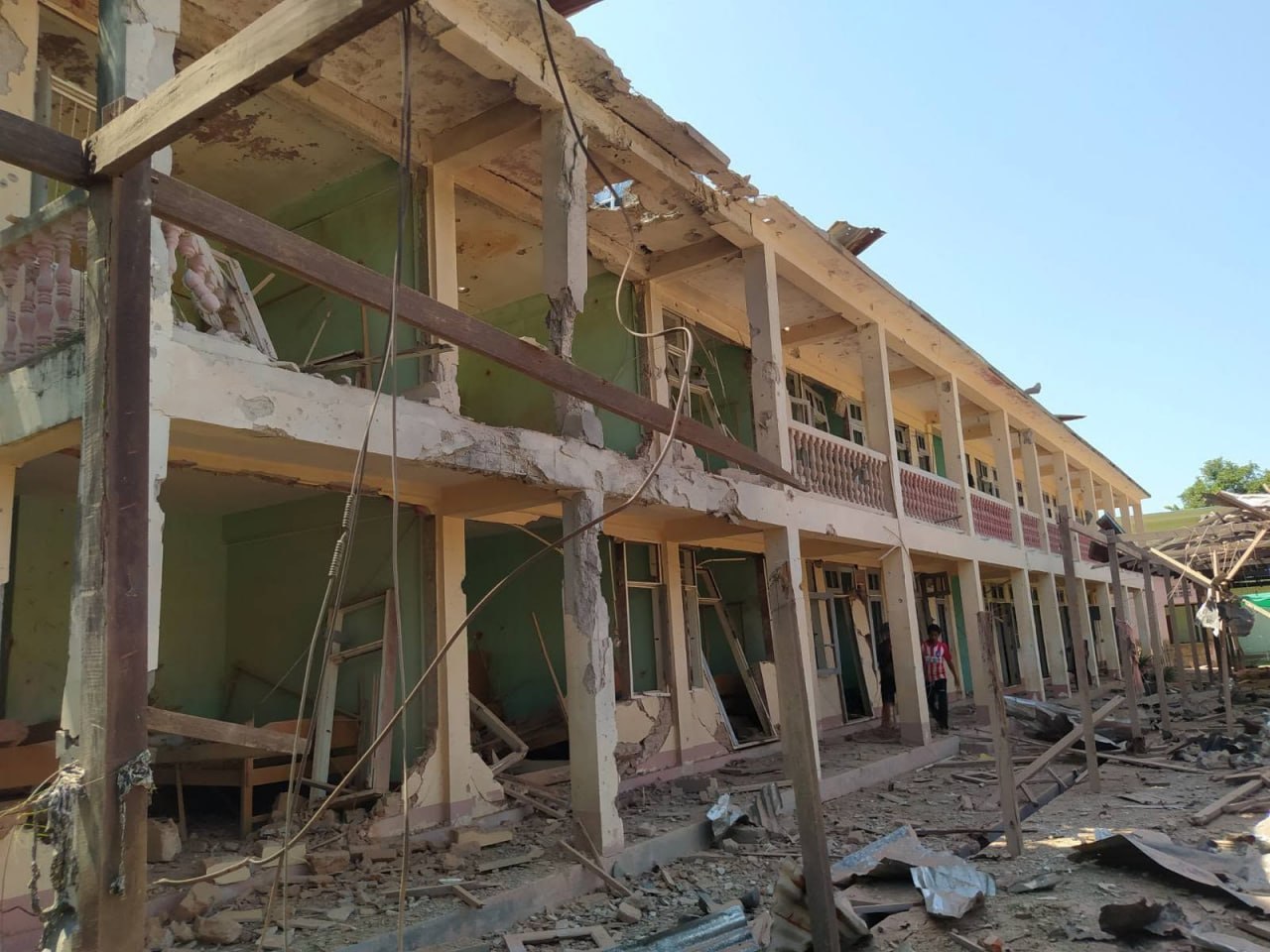 Myanmar Air Force launches 30 strikes in Sagaing Region, killing civilians and destroying historic monastery