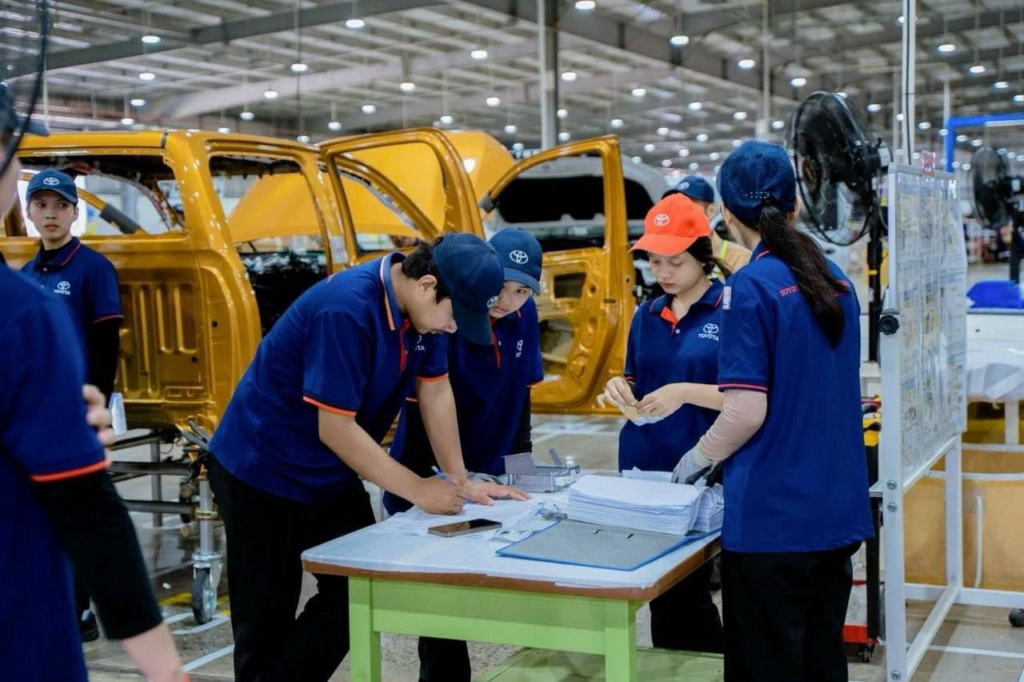 Toyota Cambodia: 77% of Auto Assembly Staff Recruited from TVET Graduates