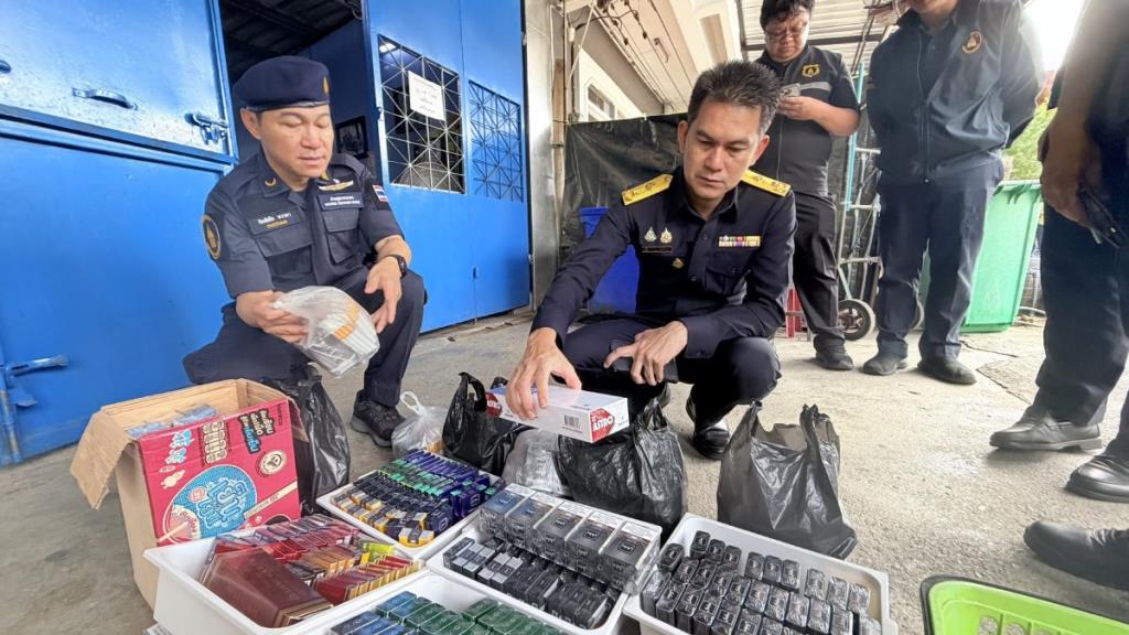 Betong Customs Seizes Over 8,000 Illicit Cigarettes in Town