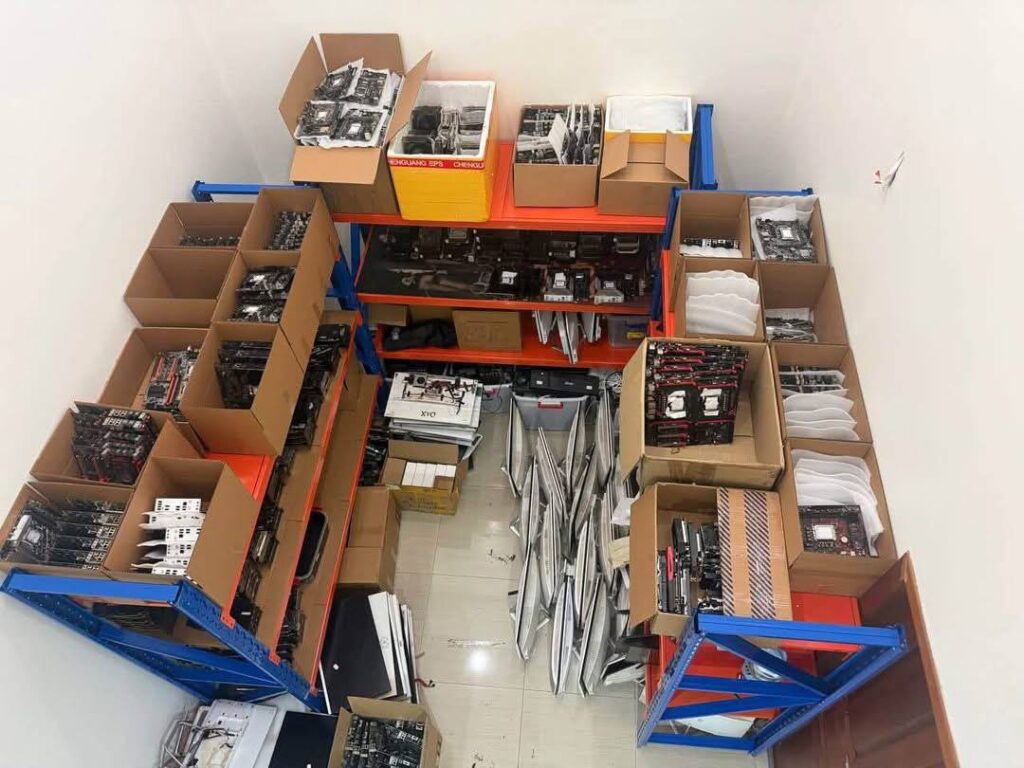 カンボジア、オンライン詐欺関連のコンピュータ修理店を摘発 外国人2名拘束