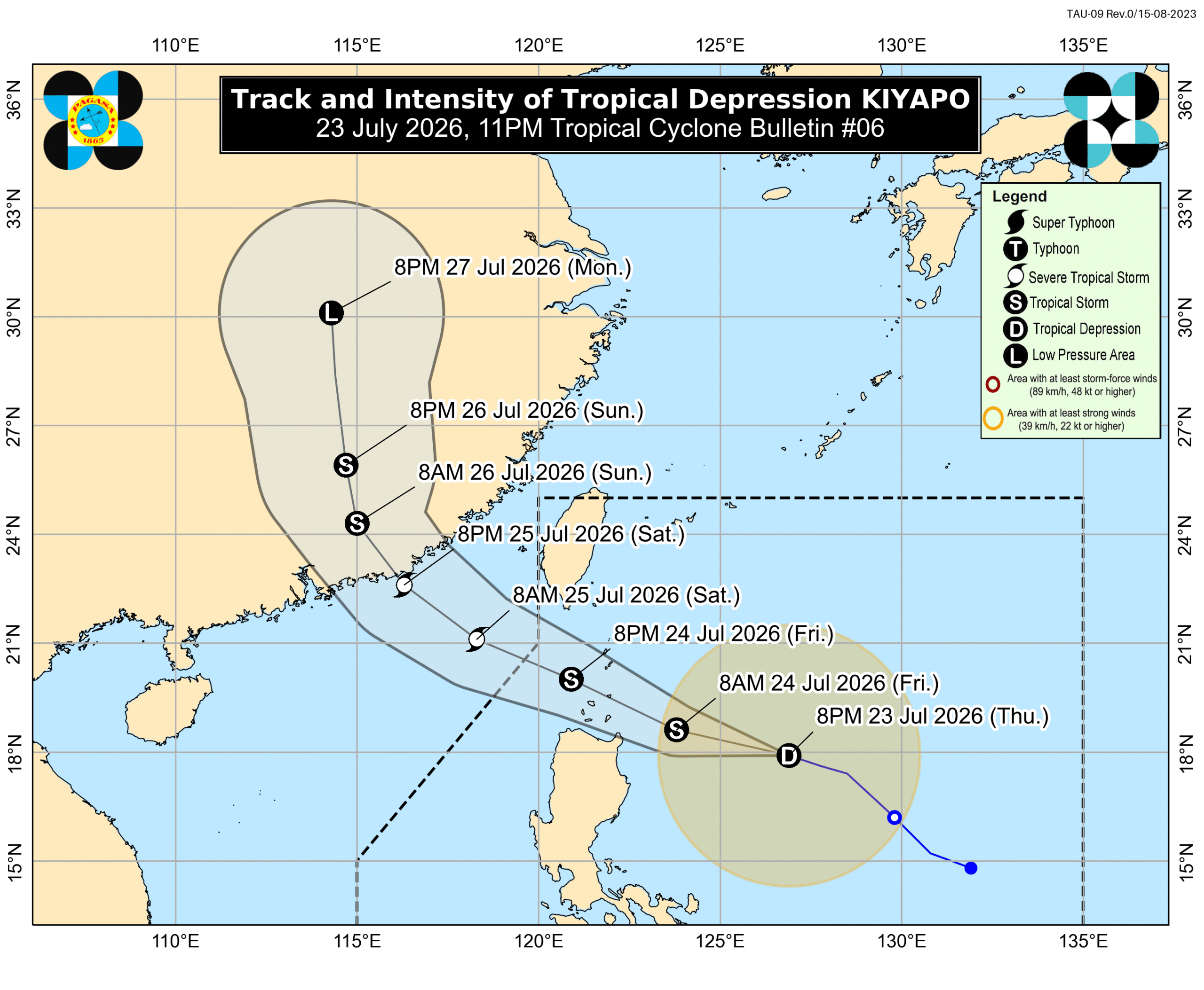 Tropical Depression Kiyapo Nears Tropical Storm Category, Bringing Heavy Rains to Northern Luzon