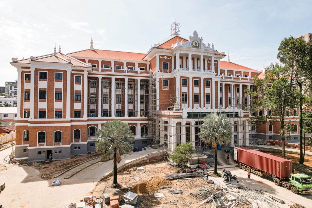 New Sihanoukville Provincial Hall Nears Completion at 90%, Slated for End of 2026