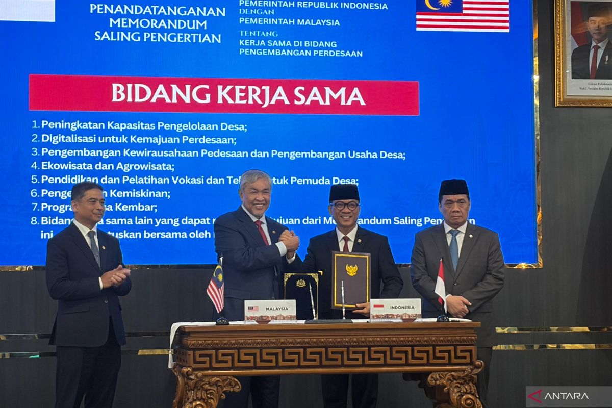 インドネシアとマレーシア、農村開発で協力強化