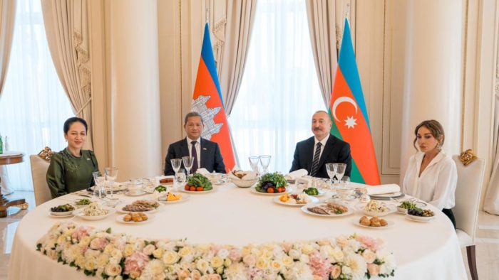 Prime Minister Hun Manet Attends Official Luncheon Hosted by Azerbaijan President