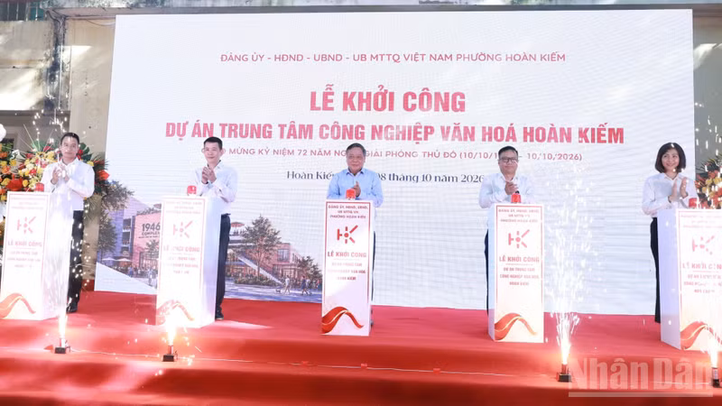 Hanoi Launches Construction of First Cultural Industry Center in Old Quarter