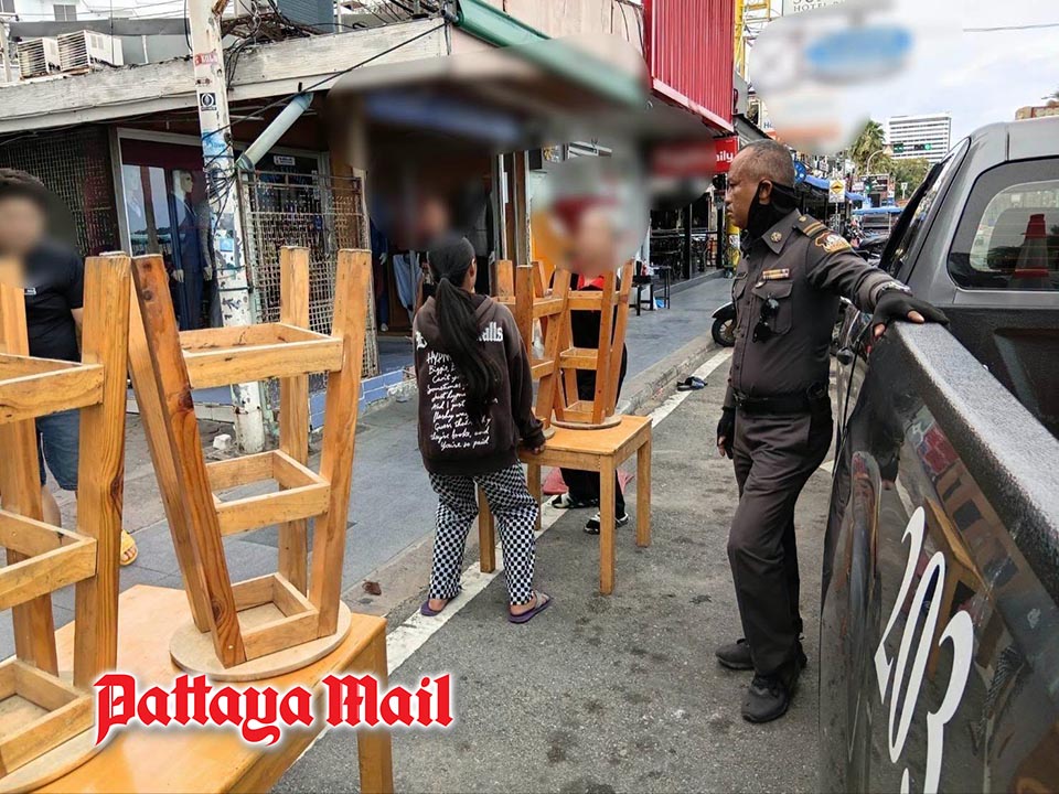 Pattaya Officials Issue Final Warning on Public Space Obstruction