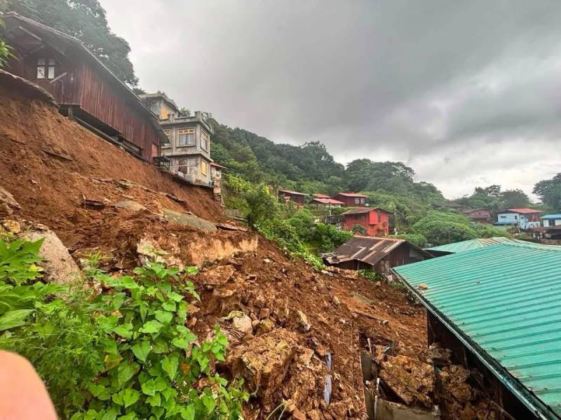 At least 15 landslides occur in Mogok within one week