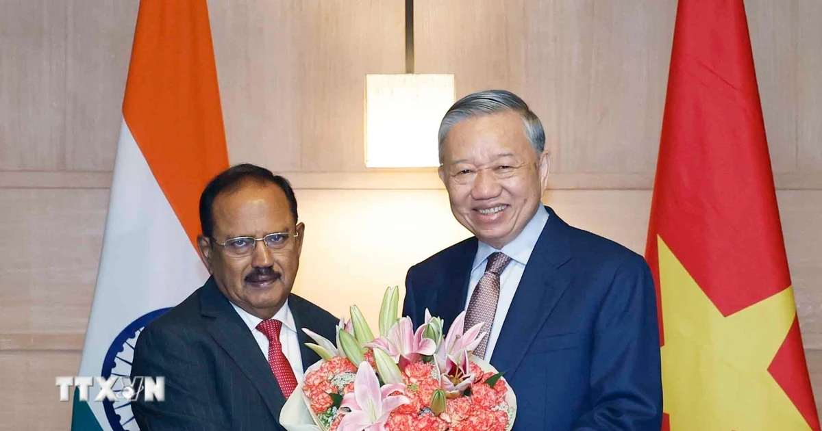 ベトナムのトー・ラム国家主席、インド国家安全保障顧問と会談:包括的戦略的パートナーシップを強化