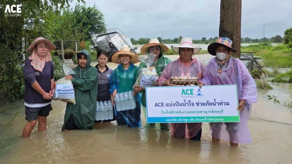 ACE Expands Flood Relief Efforts Across Thailand