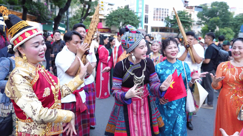International Artists Serenade Hanoi Streets with 'Trong Com'