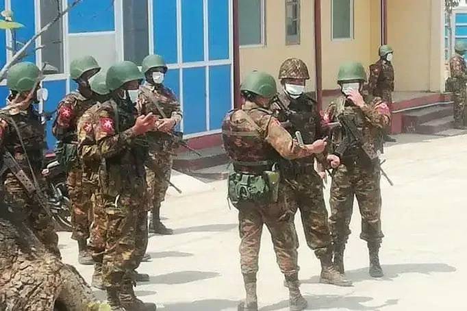 In Mingyan Township neighborhoods, 10,000 Kyats per household collected as conscription fee